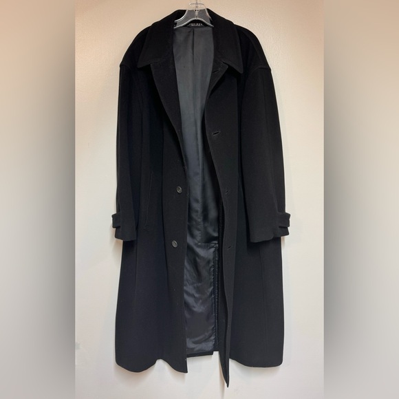 Hugo Boss Virgin Wool Long Trench Coat - Picture 2 of 13